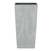 Donice - Donica PROSPERPLAST Urbi Square Beton Effect DURS125E-422U 2L Szary - miniaturka - grafika 1