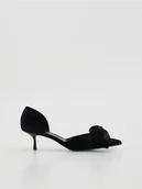 Czółenka - Reserved - Czółenka z kokardami - czarny - miniaturka - grafika 1