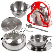 Zabawki AGD - Garnki Kuchnia Zestaw Dla Dzieci Akcesoria Plecak - miniaturka - grafika 1