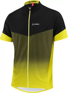 Koszulki rowerowe - Löffler Stream Full Zip Bike Shirt Men, żółty EU 52 2022 Koszulki kolarskie - grafika 1