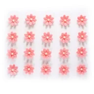 Dodatki do ciast w proszku - Stokrotka Różowa Kwiaty Cukrowe Na Tort Urodzinowy - miniaturka - grafika 1