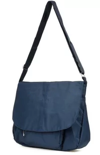 Niebieska damska torebka lekka listonoszka Beltimore A4 granatowy - Torebki damskie - miniaturka - grafika 1