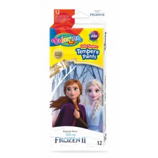 Patio Farby Colorino Kids tempera w tubach 12 ml Frozen 12 x 12 ml - Farby i media malarskie - miniaturka - grafika 1