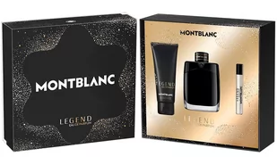 Zestaw Montblanc Legend Woda Perfumowana 100 ml + Żel pod prysznic 100 ml + Edp 7.5 ml (3386460139298) - Zestawy kosmetyków męskich - miniaturka - grafika 1