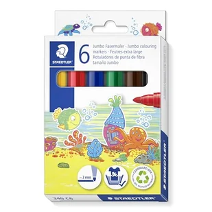 Długopisy STAEDTLER Noris Jumbo, zestaw 6 sztuk, sprzedaż detaliczna - Długopisy - miniaturka - grafika 1