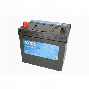 EXIDE EL605 EFB 60Ah 520A EN 12V akumuliatorius - Akumulatory do aparatów dedykowane - miniaturka - grafika 1