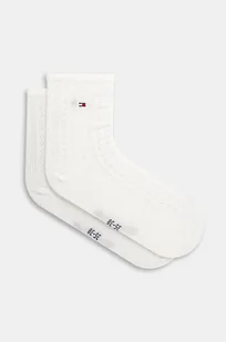 Tommy Hilfiger skarpetki damskie kolor biały 701230541 - Skarpetki damskie - miniaturka - grafika 1