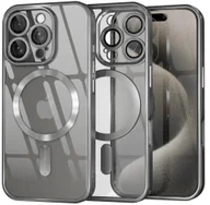 Etui i futerały do telefonów - Etui Supero Tpuplating Magsafe do iPhone 16 Pro Max, srebrne - miniaturka - grafika 1