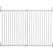 Zabezpieczenia dla dzieci - Dreambaby Broadway Gro-Gate Bardzo szeroka i bardzo duża bramka zabezpieczająca (pasuje do 76 - 134 cm), biała - miniaturka - grafika 1