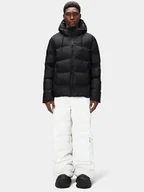Kurtki damskie - Rains Kurtka zimowa 15120 Czarny Regular Fit - miniaturka - grafika 1