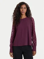 Bluzki damskie - Vero Moda Bluzka Alva 10337474 Fioletowy Regular Fit - miniaturka - grafika 1