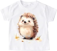 Koszulki dla dziewczynek - Koszulka z jeżem na Dzień Jeża - wzór jeż115 - miniaturka - grafika 1