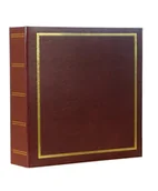 Albumy fotograficzne - ALBUM samoprzylepny CLASSIC 50 kart/100 stron SEGREGATOR brązowy - miniaturka - grafika 1