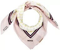 Apaszki i szaliki damskie - BOSS Szalik damski Lapersonal, Brązowy Overflow905, jeden rozmiar - miniaturka - grafika 1