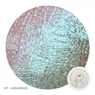 Cienie do powiek - Many Beauty Many Beauty - Błyszczący pigment kosmetyczny - Galaxy - 2 ml - S-07 AQUARIUS - miniaturka - grafika 1