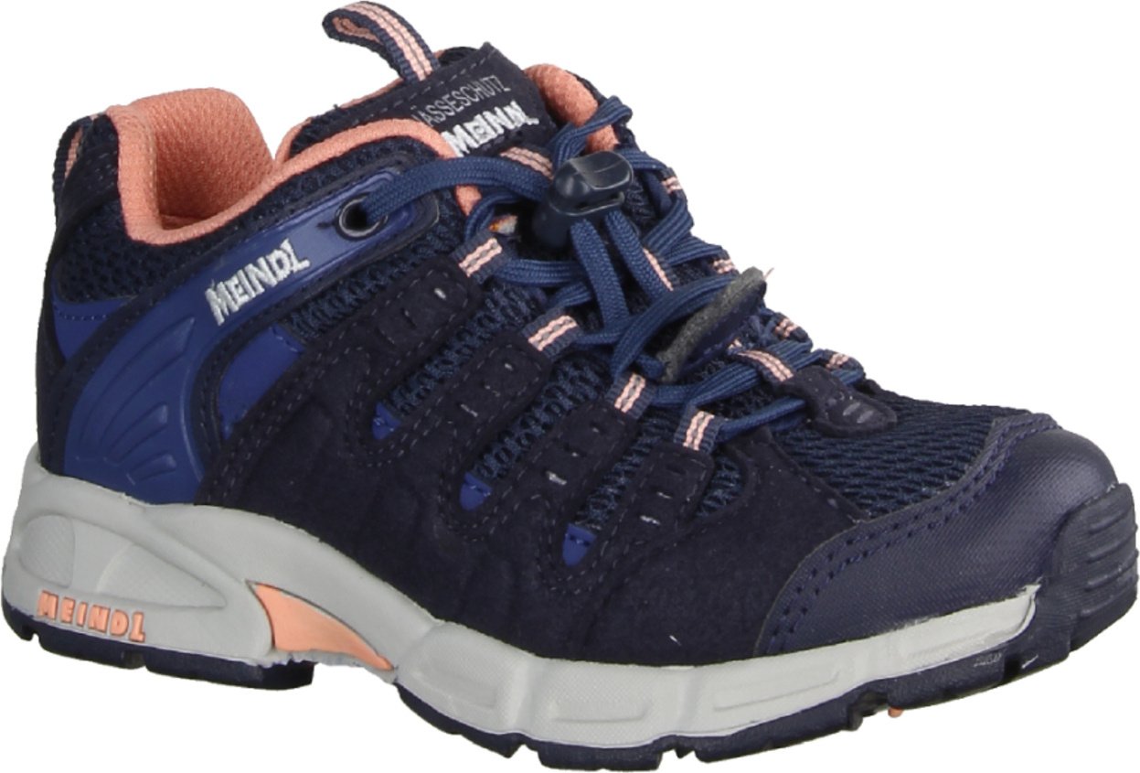 Meindl Snap Junior 2046-94 buty turystyczne, dziewczęce, różowe/niebieskie, mieszanka materiałów, - buty dziecięce dla dziewcząt rozmiar 25 - 42, niebieskie, skóra/tekstylia (welur/siateczka)