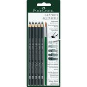 Pędzle - Faber-Castell ołówek akwarelowy Art Aquarelle z pędzelkiem, 5 sztuk - miniaturka - grafika 1