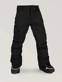 Spodnie i spodenki dla chłopców - Volcom Volcom Spodnie chłopięce Cargo Gore-tex Pant beżowy czarny XL I1252003-001-Extra Large - grafika 1