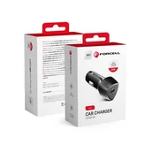 Ładowarki samochodowe - Forcell Carbon Ładowarka Samochodowa Usb-C 3.0 Pd20w Cc50-1c Czarny (Total 20w) - miniaturka - grafika 1