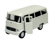 Samochody i pojazdy dla dzieci - WELLY OLD TIMER MERCEDES-BENZ O 319 BIAŁY 1:34 SAMOCHÓD NOWY METALOWY MODEL - miniaturka - grafika 1