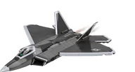 Klocki - Cobi Armed Forces 5855 Samolot  Lockheed F-22 Raptor 695 Kl. - miniaturka - grafika 1