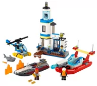 Klocki - LEGO Klocki City Akcja nadmorskiej policji i strażaków 60308 - miniaturka - grafika 1