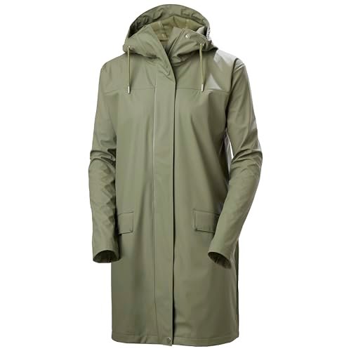 Helly Hansen Damski płaszcz przeciwdeszczowy W Moss, zielony, S