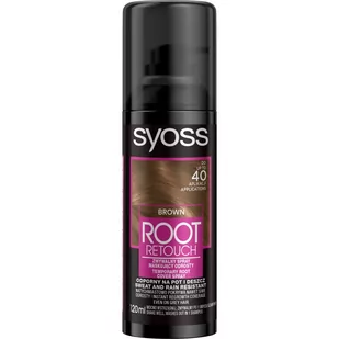 Syoss ROOT RETOUCHER SPRAY MASKUJĄCY ODROSTY ŚREDNI BRĄZ 120ML zakupy dla domu i biura 2137290 - Farby do włosów i szampony koloryzujące - miniaturka - grafika 1