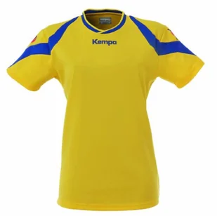Kempa Damska koszulka Motion, żółta/royal, XL - Koszulki i topy damskie - miniaturka - grafika 1