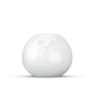 Wazony i flakony - Biały zrelaksowany wazon z porcelany 58products - miniaturka - grafika 1