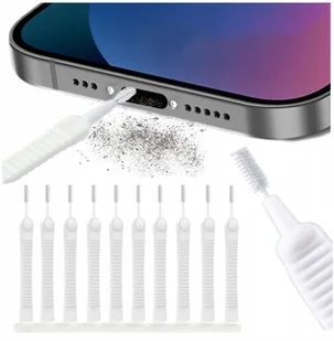 Czyścik do telefonu słuchawek zestaw do czyszczenia smartfonu szczelin - Miotły, szufle, mopy - miniaturka - grafika 1