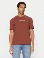 Koszulki męskie - Calvin Klein T-Shirt Hero K10K111346 Czerwony Regular Fit - miniaturka - grafika 1