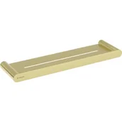 Półki łazienkowe - DEANTE ADR R511 ROUND Półka ścienna złoto szczotkowane - miniaturka - grafika 1