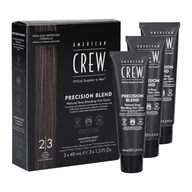 Farby do włosów i szampony koloryzujące - AMERICAN CREW Precision Blend Odsiwiacz dla mężczyzn Dark (2-3) 3x40ml - miniaturka - grafika 1