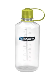 Butelka turystyczna Nalgene Sustain Narrow Mouth 32 oz (1000 ml) - clear - Shakery i bidony sportowe - miniaturka - grafika 1
