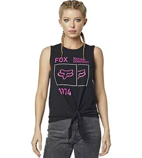 Koszulki i topy damskie - Fox podkoszulka Squared Tie Tank Black 001) rozmiar XS - grafika 1