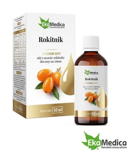 EkaMedica Olej rokitnik tłoczony na zimno 50ml - Zdrowa żywność - miniaturka - grafika 2