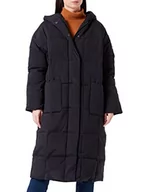 Kurtki damskie - Mexx Damska kurtka z kapturem oversize, ocieplana parka, czarny, XS-S - miniaturka - grafika 1