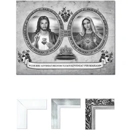 Obraz Serce Jezusa i Serce Maryi - Ikony i obrazy sakralne - miniaturka - grafika 1
