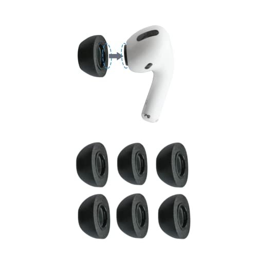 OMPLY Foam 2.0 końcówki douszne dla wygodnych, słuchawek z redukcją szumów, które klikają i pozostają umieszczone (średnie, 3 pary)