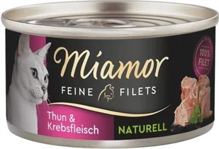 MIAMOR Feine Filets Naturelle tuńczyk i krab 80g - Mokra karma dla kotów - miniaturka - grafika 1