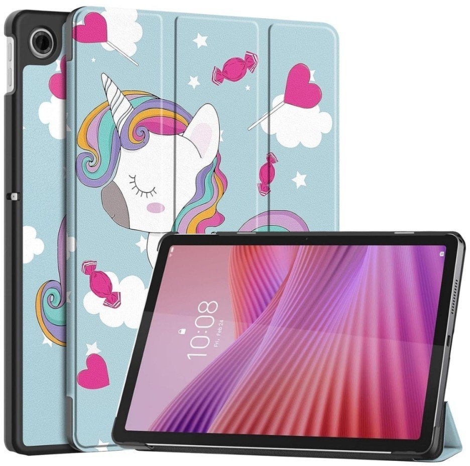 Etui na tablet z klapką Lenovo Smartcase do Lenovo Tab 10.1 2025 TB311-FU, motyw jednorożca 5903814672607
