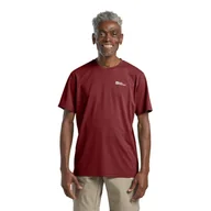 Koszulki męskie - Męska koszulka Jack Wolfskin DELGAMI S/S M deep ruby - S - miniaturka - grafika 1