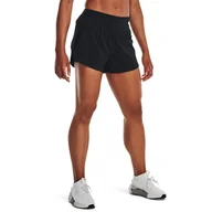 Spodenki damskie - Damskie Spodenki UNDER ARMOUR FLEX WOVEN 2 IN 1 SHORT 1376936-001 – Czarny - miniaturka - grafika 1