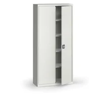 Szafy biurowe - KOVONA Szafa metalowa, 1950 x 950 x 400 mm, 4 półki, szara/szara C39431.2.09.24B2B - miniaturka - grafika 1
