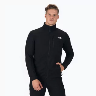 Odzież trekkingowa męska - The North Face Bluza polarowa męska The North Face Glacier Pro Full Zip czarna NF0A5IHSKX71 - grafika 1