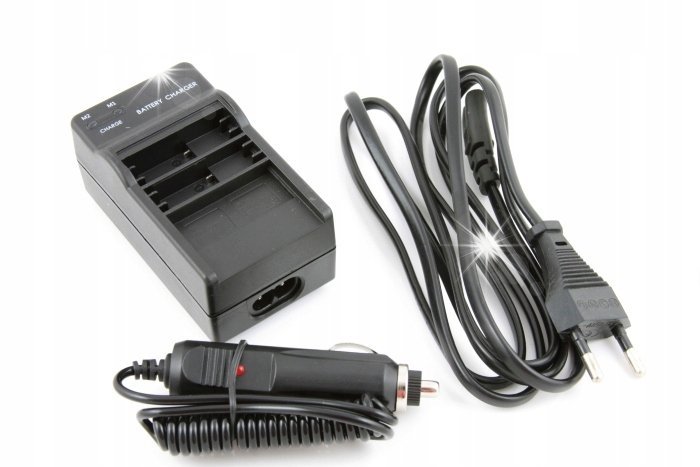 ŁADOWARKA Samochodowa + Sieciowa na Akumulator do GoPro HERO 7 6 5 BLACK