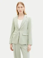 Marynarki i żakiety damskie - Tom Tailor Marynarka 1040327 Zielony Regular Fit - miniaturka - grafika 1