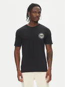 Koszulki męskie - Quiksilver T-Shirt Circle Back Ss EQYZT08054 Czarny Regular Fit - miniaturka - grafika 1