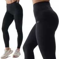 Legginsy - Legginsy 4F Damskie Wysoki Stan Mocno Kryjące Bawełniane Leginsy Sport -M - miniaturka - grafika 1